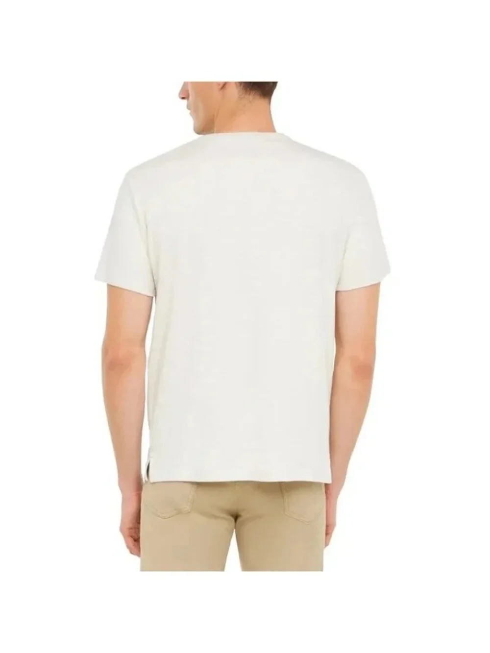 NWT Banana Republic Men's M Beige Luxe Touch Cotton Tee Shirt